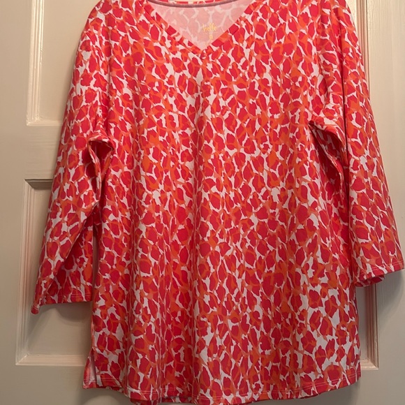 Belle by Kim Gravel Tops - Belle by Kim Gravel 3/4-Sleeve  V neck